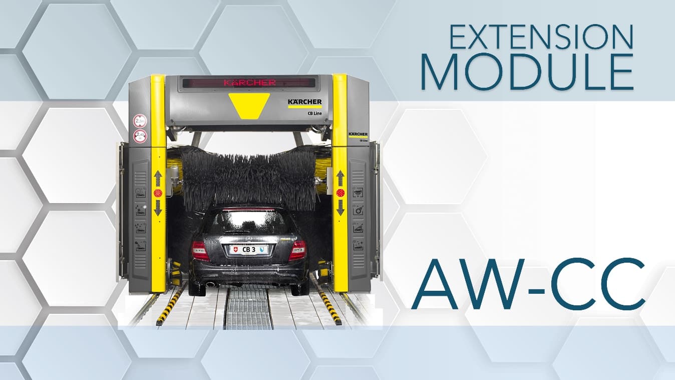 Extension module AW-CC — automatic gantry car wash systems and professional vehicle care equipment