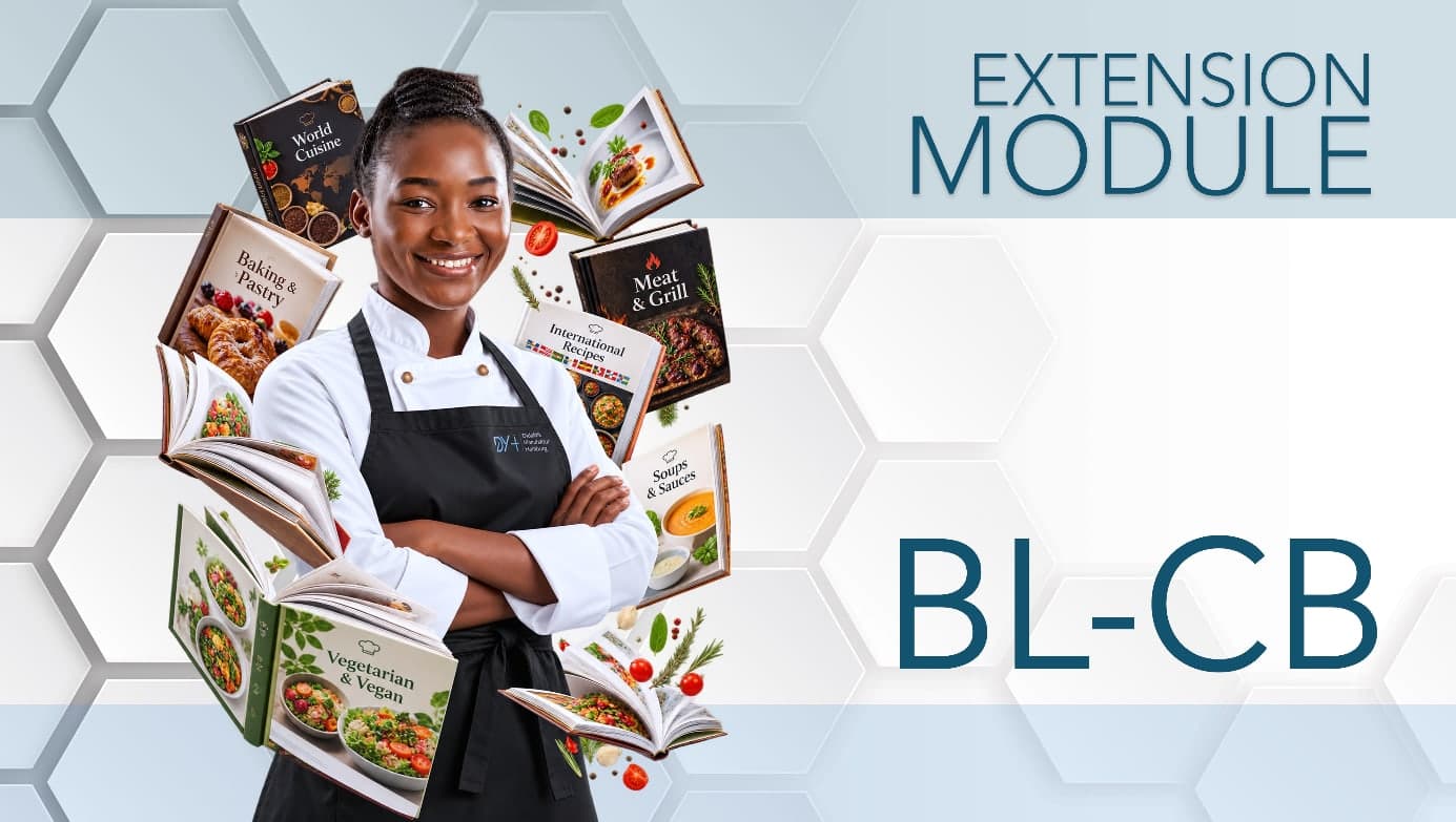 Collection of professional culinary cookbooks on a shelf