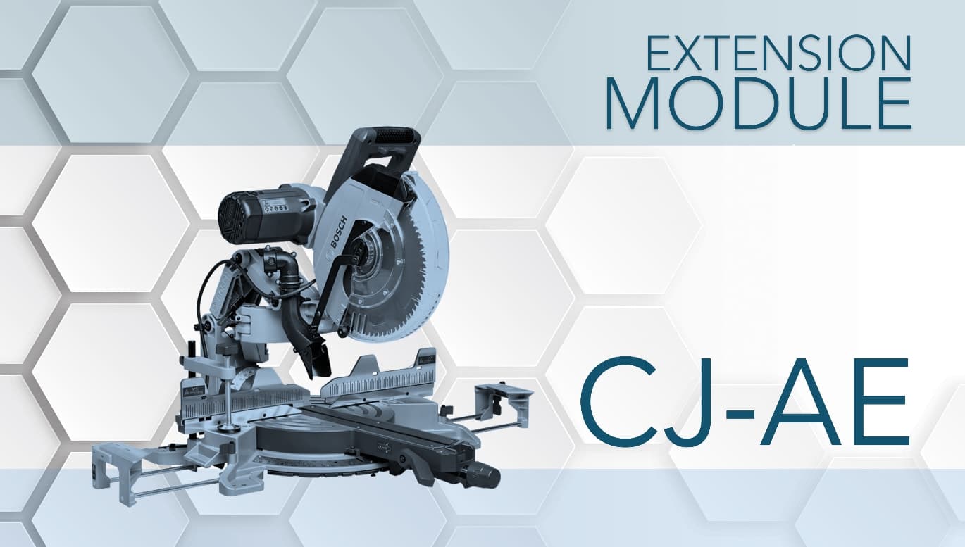 Carpentry and joinery workshop machinery extension