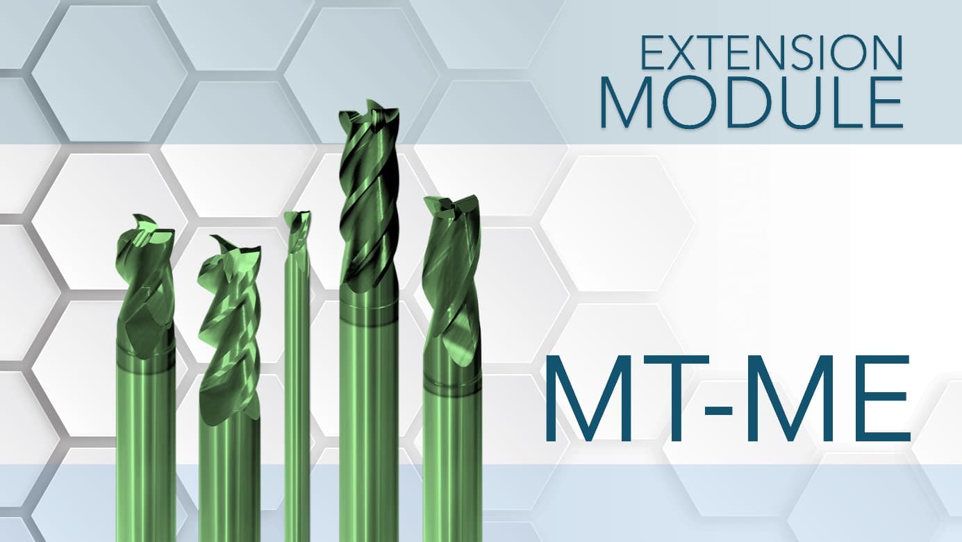 Extension module MT-ME — CNC machining centre, combination lathe-mill, tool trolley, milling cutters, drills and gears