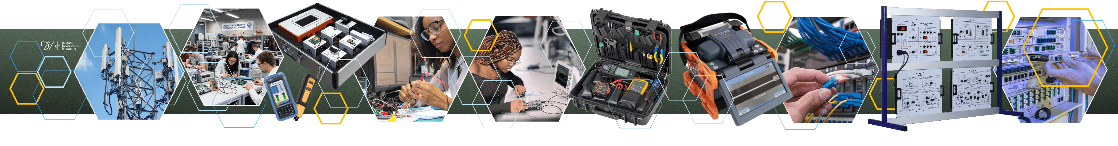 Teaching Equipment for Telecommunication banner