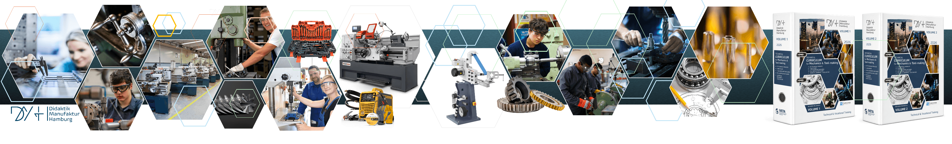 Beispiele für Ausbildungsausstattung und Praxis in Mechanik und Werkzeugbau