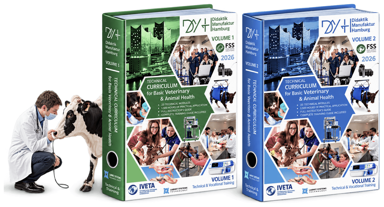 Technisches Curriculum für veterinärmedizinische Grundlagen & Tiergesundheit – Band 1 und Band 2 (Ausgabe 2026)