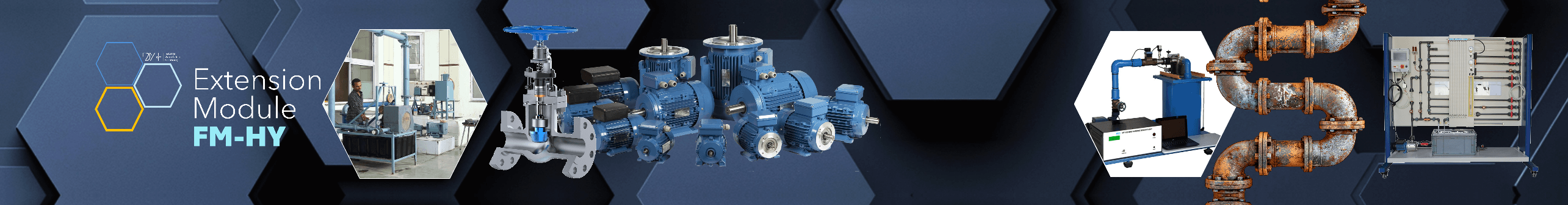 Extension module FM-HY — fluid mechanics and applied hydraulics training equipment